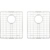 Hardware Resources Stainless Steel Bottom Grids for Handmade 50/50 Double Bowl Sink (HMS250) HMS250-GRID